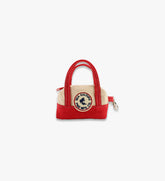 Mini Duffle Bag Keychain - Red