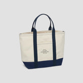 Port Canvas Day Tote Clipper - Natural / Navy
