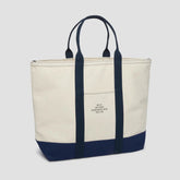 Port Canvas Weekend Tote Windjammer - Natural / Navy