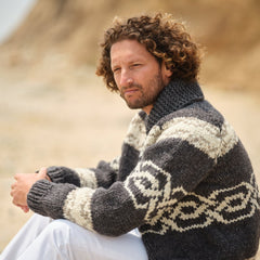 The Fair Isle Sweater - Charcoal