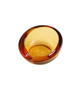 Item #20 Amber Glass Ashtray