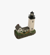 Vintage Harbour Lighthouse Figurine with Sea Noises and Small Light