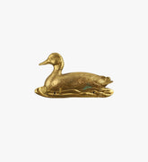 Vintage Brass Duck Key Holder