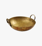 Vintage Brass Double Handle Cooking Pot