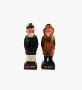 Vintage Old Salty and Captain Pepper Salt & Pepper Shakers Set 1