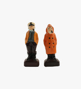 Vintage Set of Captain And Old Salty Salt & Pepper Shakers