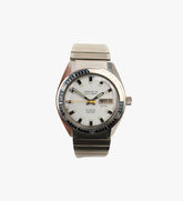 Caravelle Set-O-Matic White Diver Watch (1970)
