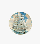 Vintage Eagle Ship Plate