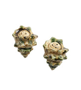 Item #105 Vintage Florida Conch Shell Salt & Pepper Shakers