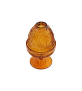 Item #42 Vintage Indian Glass Fairy Lamp