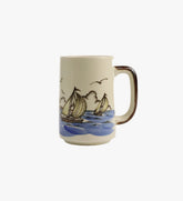 Vintage Hand Painted Nautical Mug