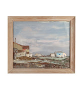 Item #1 Vintage Oil Painting in Wood Frame