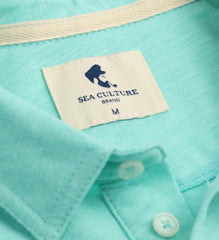 Hemingway Polo in Ocean Breeze