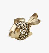 Rare Mid-Century Brass Fish