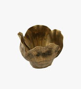 Vintage Extra Large Solid Brass Clam Planter