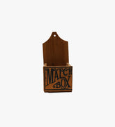 Wood Match Box Holder