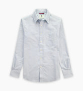 Men’s Coastal Oxford Button Down Shirt - Navy Stripe