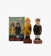 Vintage Nautical Salt & Pepper Shakers