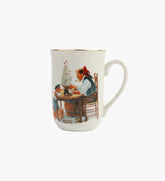 Vintage 1982 Norman Rockwell Museum Collection Mug " For a Good Boy "