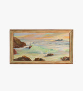 Vintage Sea Scape Painting