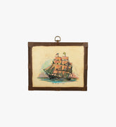 Vintage Old Ironsides 1797 Nautical Ship Wall Plaque
