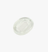 Oval Glass Ashtray with Texture