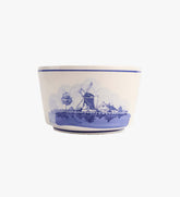Vintage Dutch Deft Blue and White Windmill/Sailboat Bowl