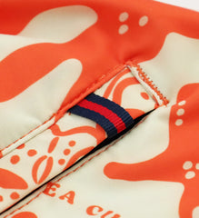 Riviera Swim Trunk - Coral Motif