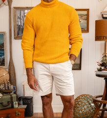 Seaport Turtleneck Sweater - Goldenrod
