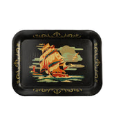 Item #104 Vintage Ship Tray