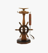 Vintage Ships Wheel Bar Accessory Stand
