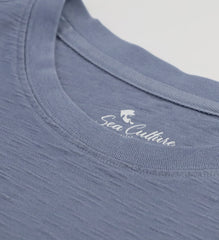 Short Sleeve Tea Shirt - Stone Blue