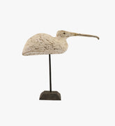 Antique Wood Bird Statue