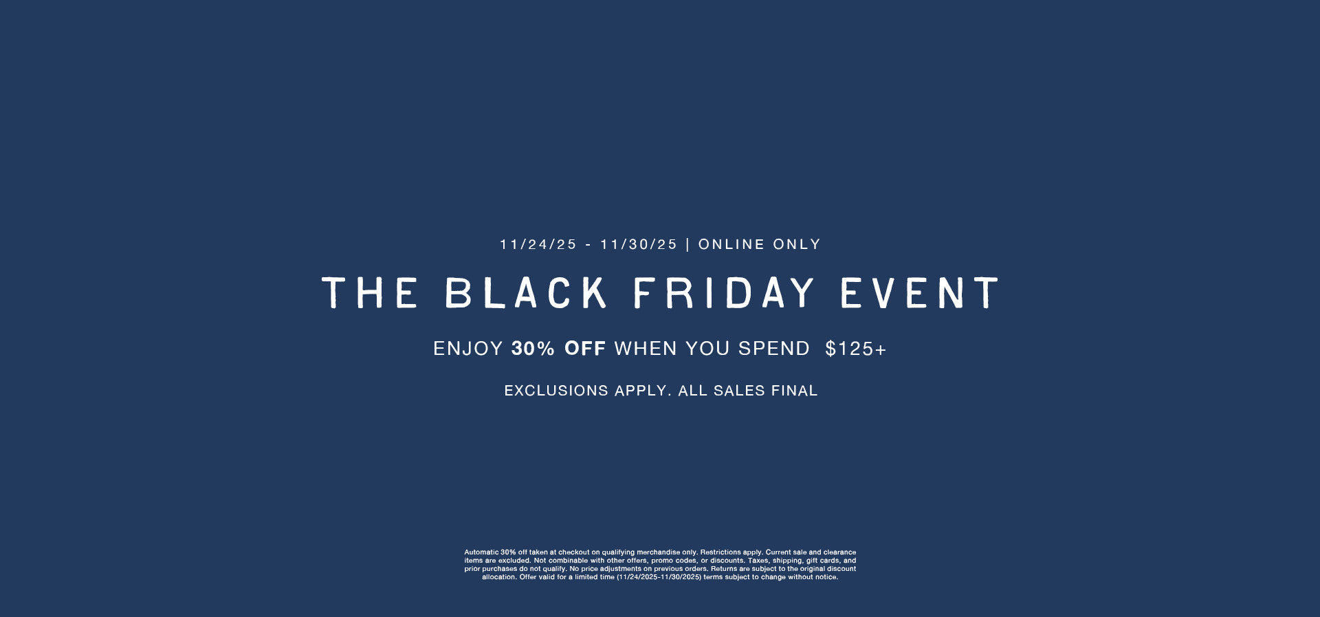 Black Friday Sale