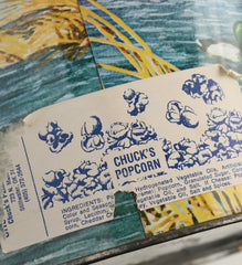 Antique Duck Popcorn Tin ( Chuck’s Popcorn)  - 1970’s