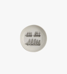 Three Ships Porcelain Mini Plate