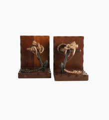 Item 007: Nautical Book Ends - Anchors