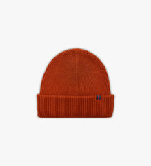 Wool Beanie - Burnt Orange