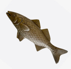 Bass Fish Brass Finished