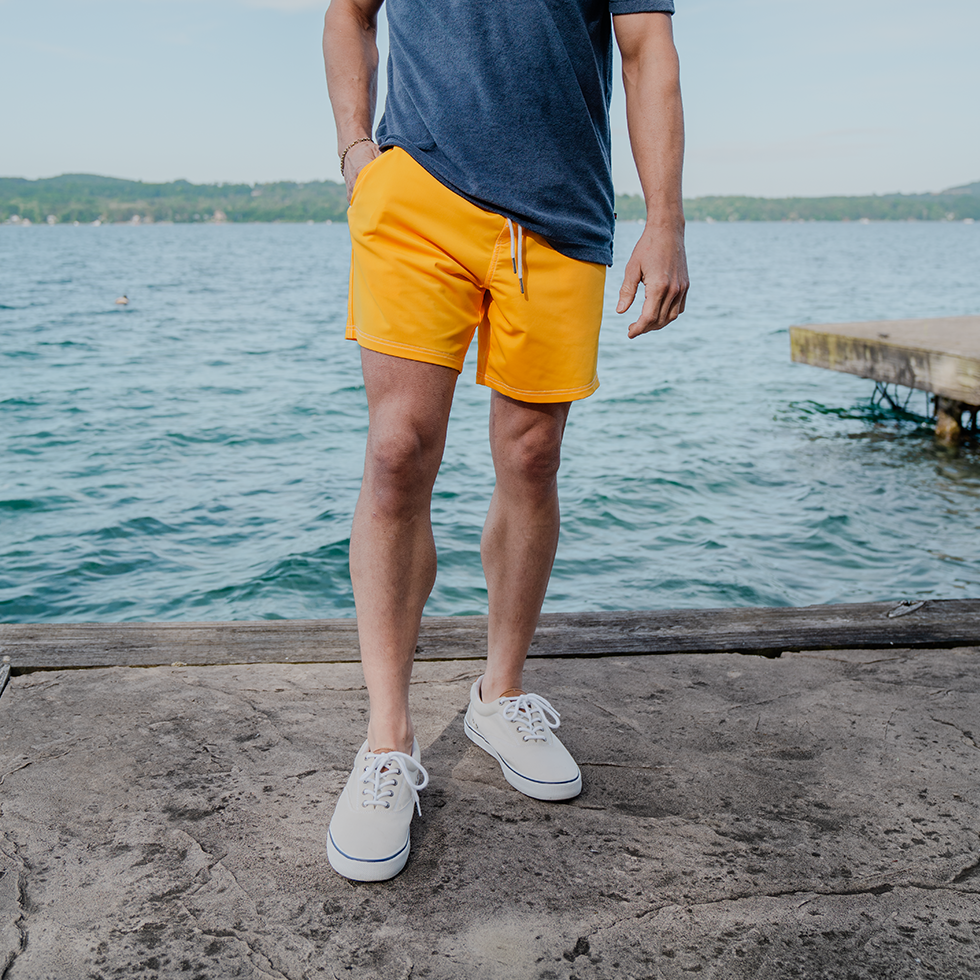 Riviera Swim Trunk - Golden Hour – SEA CULTURE
