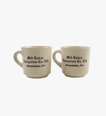 Vintage Set of Mugs - Mid-Lakes Navigation Skaneateles, NY