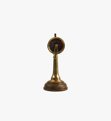 Vintage Brass Nautical Telegraph Paperweight