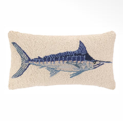 Blue Marlin Hook Pillow