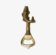 Antiqued Solid Brass Vintage Fish
