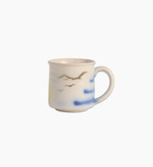 Item 015: Hand Painted Seagull Mug