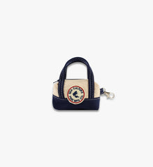 Mini Duffle Bag Keychain - Navy