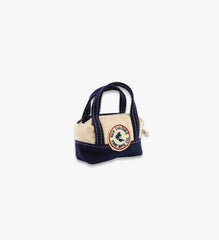 Mini Duffle Bag Keychain - Navy