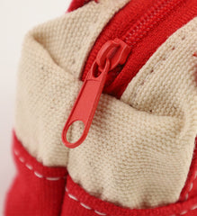 Mini Duffle Bag Keychain - Red