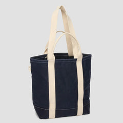 Port Canvas Utility Wax Tote - Navy