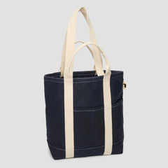 Port Canvas Utility Wax Tote - Navy